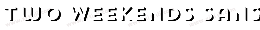 Two Weekends Sans字体转换